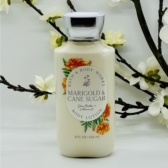 Bath and Body Works Marigold & Cane Sugar Trio Set Fine Fragrance, Cream, Lotion - Picture 3 of 5